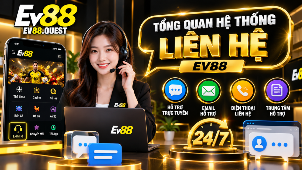 Tổng quan hệ thống Liên Hệ EV88