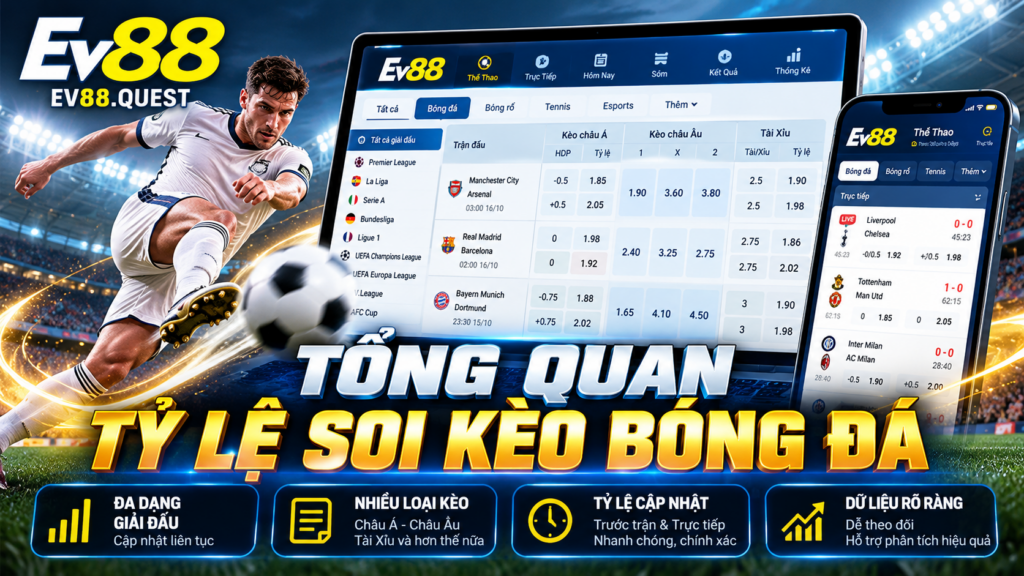 Tổng quan Tỷ Lệ Soi Kèo Bóng Đá